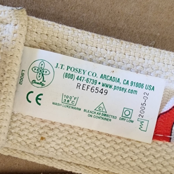 💝Posey Stars and Stripes 6549 Gait Belt with Nickel Buckle 51" Very Good Cond - Picture 5 of 8